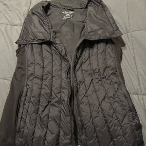 Calvin Klein Women's Black Quilted Vest
